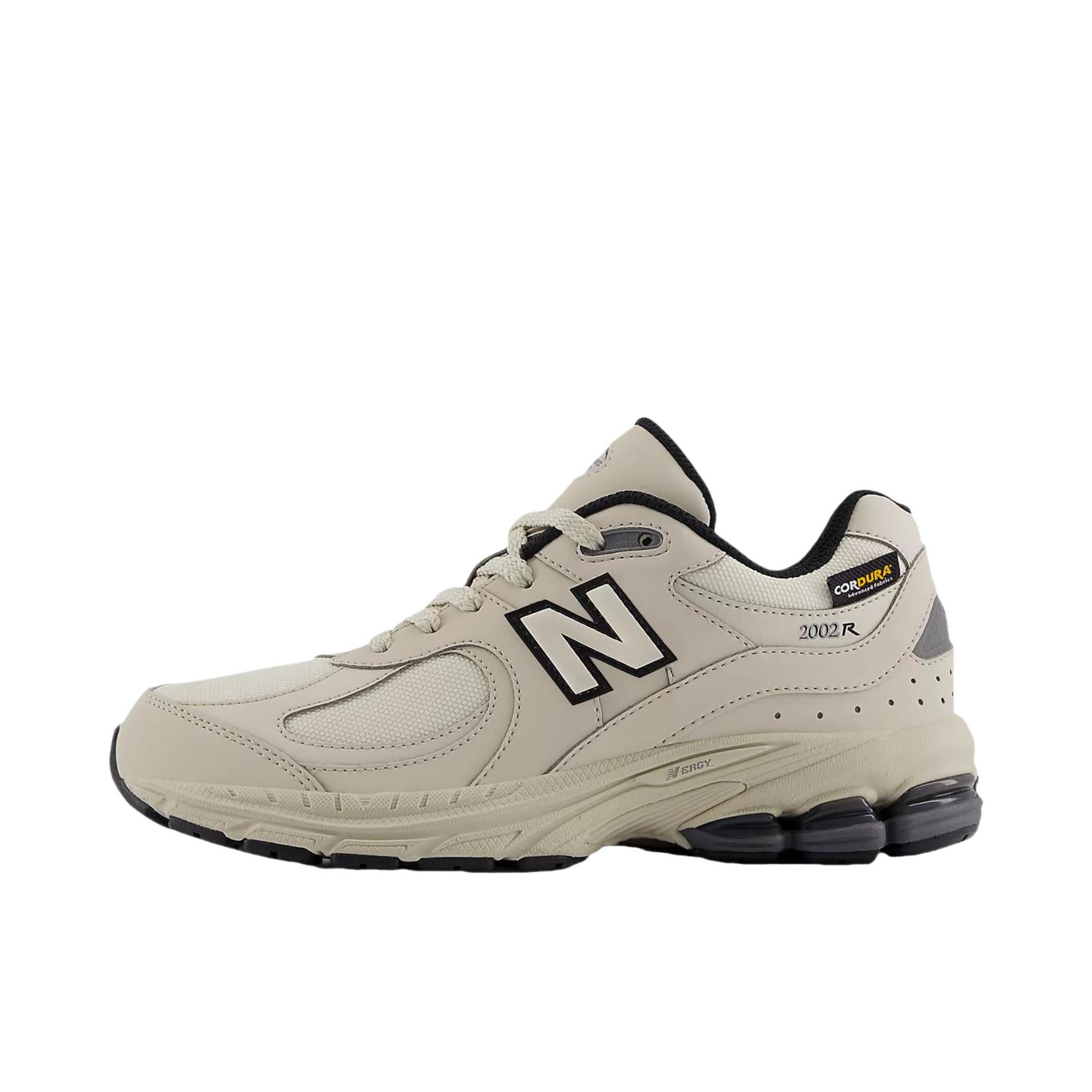 推荐商品：New Balance 2002R 网面透气 防滑 耐磨 舒适 百搭 复古 板鞋儿童 大童/M宽/米色/黑色