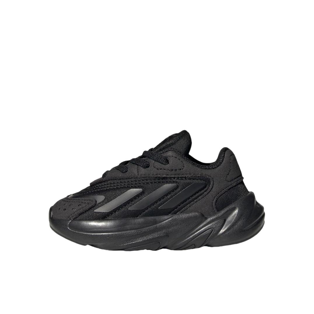 推荐商品：adidas Originals Ozelia 运动鞋儿童 时尚复古经典百搭防滑耐磨舒适透气织物增高 小童/碳黑