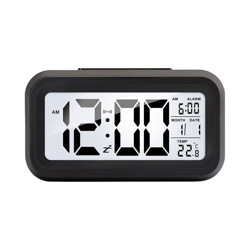 推荐商品：闵林 静音夜光 充电款小学生闹钟