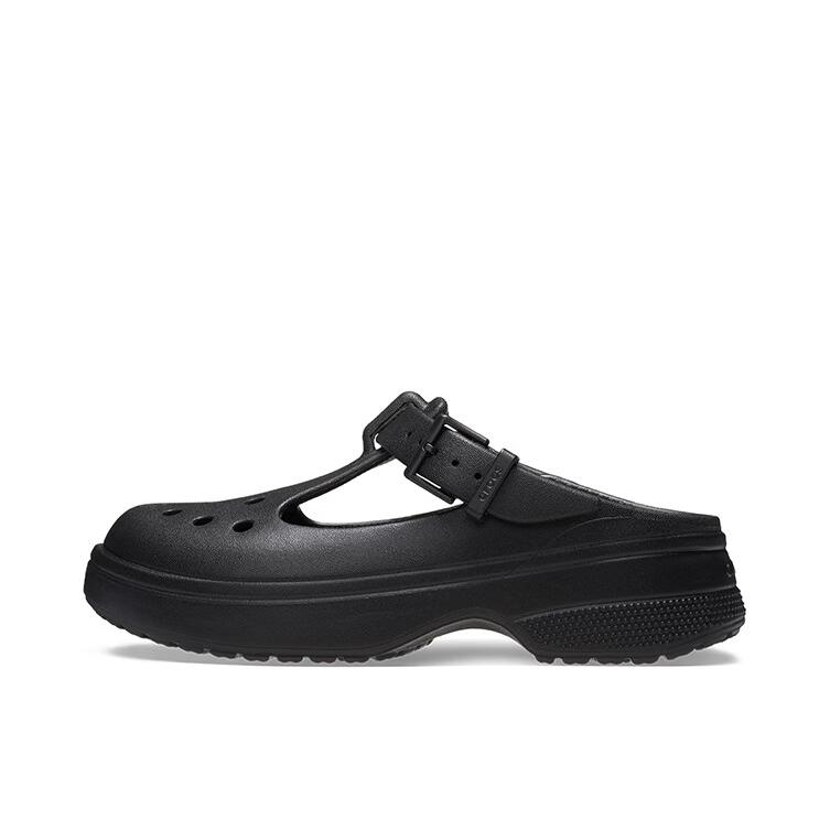 推荐商品：Crocs/卡骆驰 Classic slide 玛丽珍 户外 套脚 包头 平底 凉鞋 女款/黑色