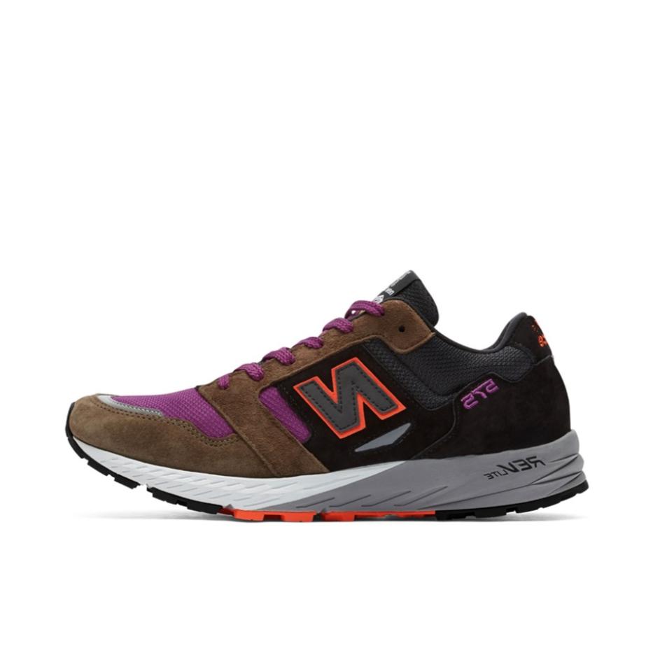 推荐商品：New Balance 575 跑鞋 防滑减震网布透气马拉松织物复古 棕紫色