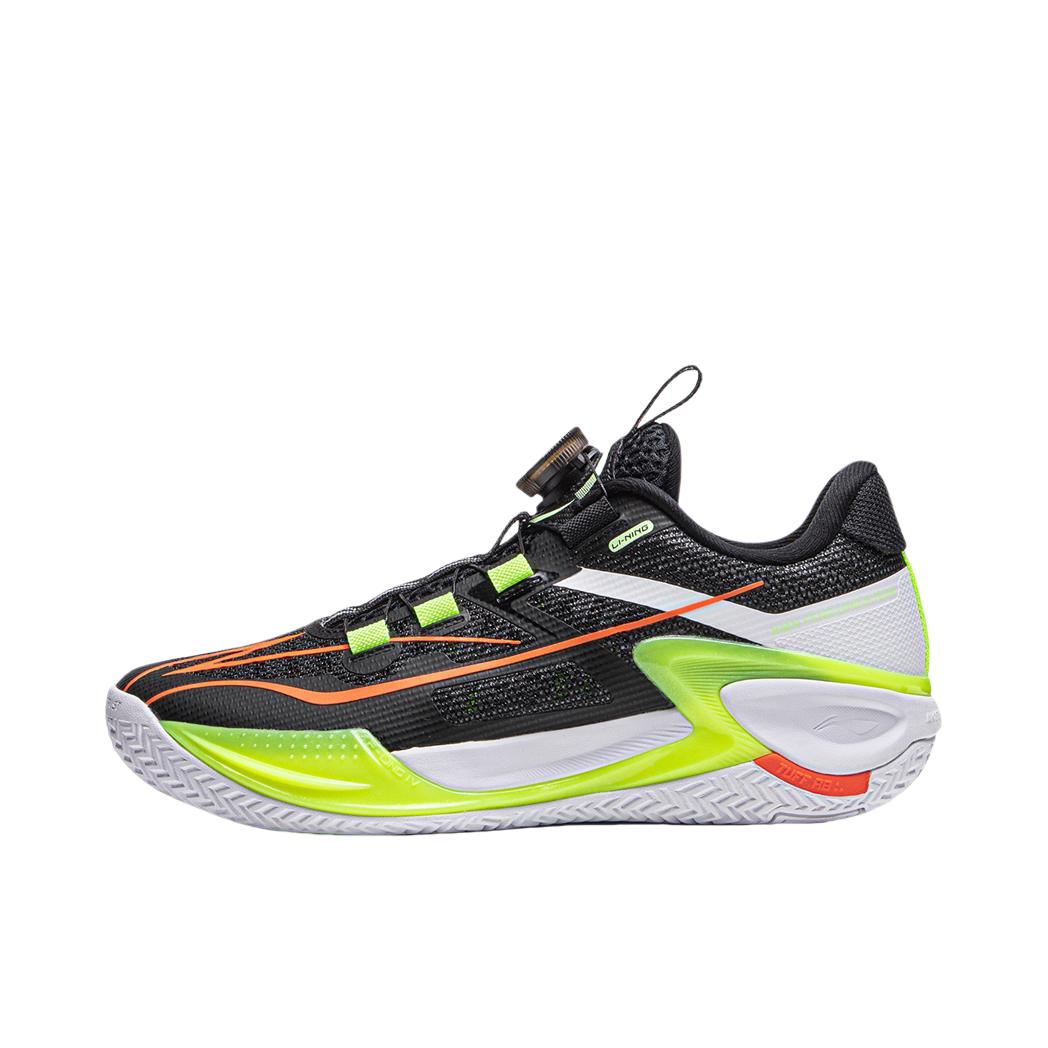 推荐商品：李宁 先锋灵 支撑稳定 防滑耐磨 舒适轻便 回弹 防侧翻 缓震 织物 透气 儿童篮球鞋 大童/黑色