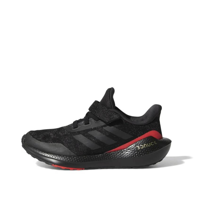 推荐商品：adidas EQ21 Run 旋转按钮 轻便透气 圆头 轻运动 耐磨 童鞋 小童/黑色
