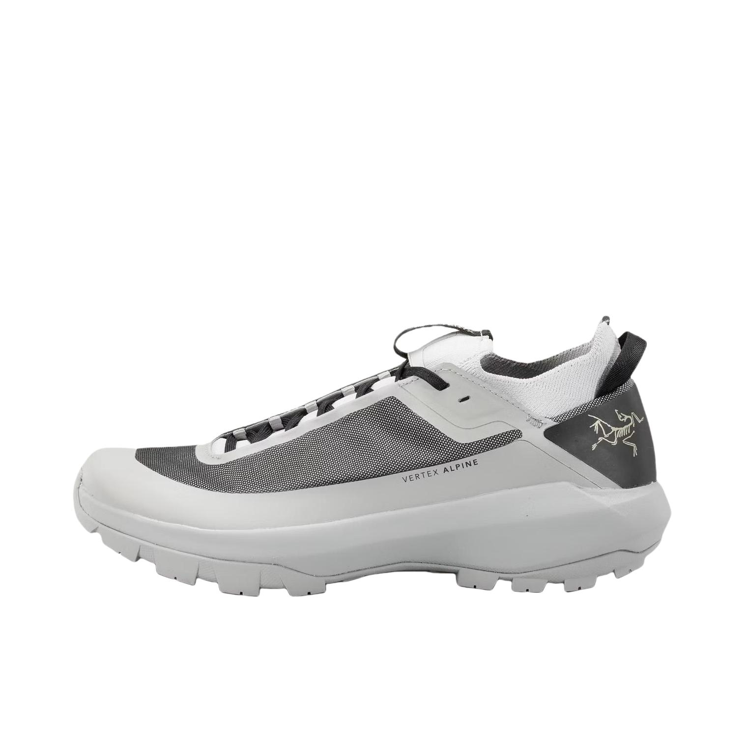推荐商品：Arc'teryx 始祖鸟 Vertex Alpine 舒适轻便 防滑耐磨 厚底 时尚 休闲鞋 户外鞋 灰色/黑色 