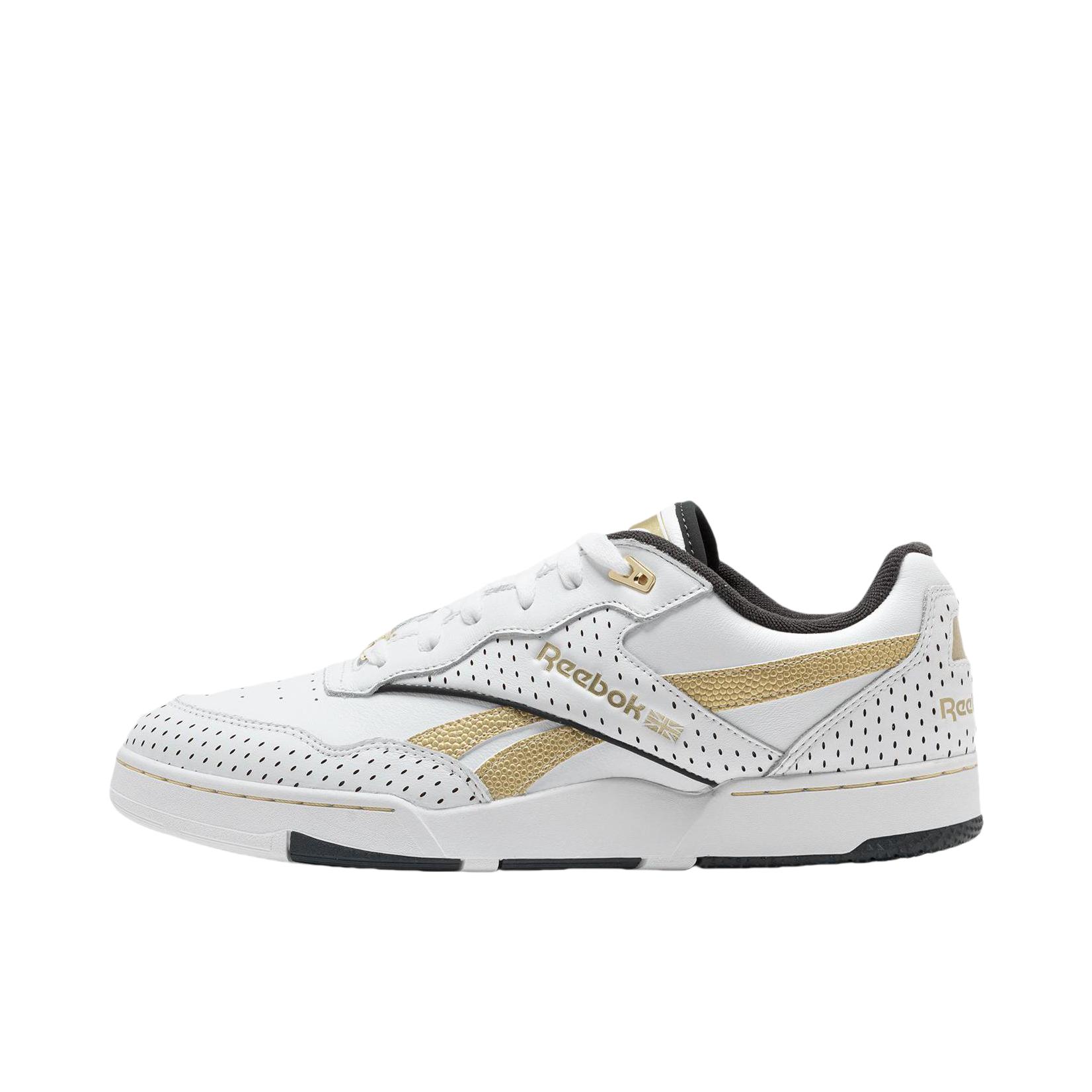 推荐商品：Reebok/锐步 BB 4000 II 复古经典 百搭 防滑耐磨 透气 耐穿 板鞋 全白色/黄色