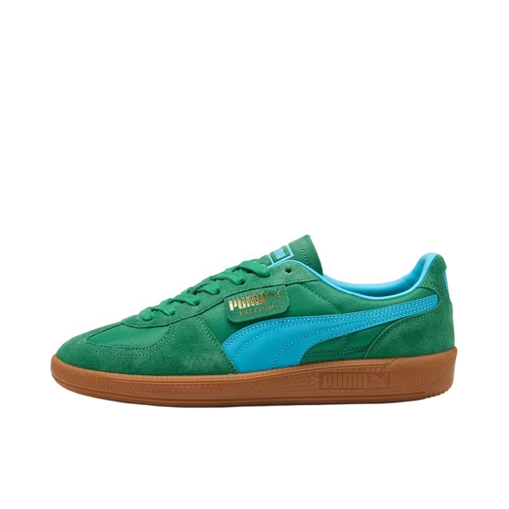 推荐商品：【朴彩英同款】 Puma/彪马 Palermo Og T头鞋 德训鞋 运动休闲鞋 时尚潮流拼接舒适百搭薄底复古 女款/绿色/棕色