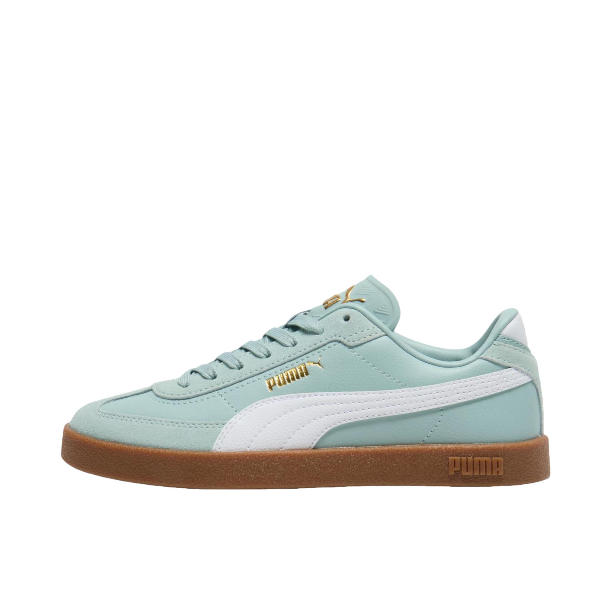 推荐商品：Puma/彪马 Club II Era T头鞋 德训鞋 板鞋 薄底防滑耐磨轻便低帮系带复古百搭支撑圆头贴合 女款/绿色 