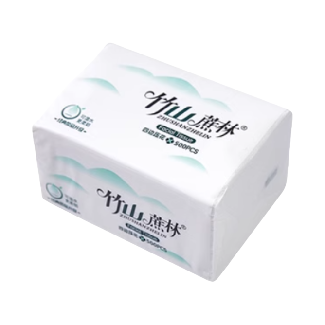 推荐商品：竹山蔗林 经典柔品系列 5层 抽纸 180mm*127mm