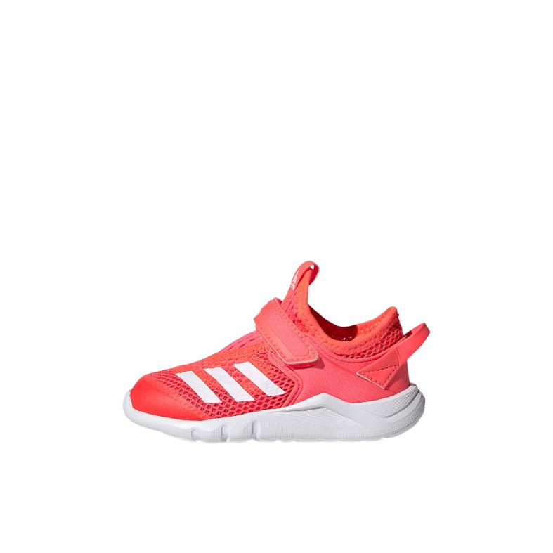 推荐商品：adidas ActiveFlex 旋转按钮 防滑耐磨 透气 网面 运动鞋儿童 婴童/粉色/白色