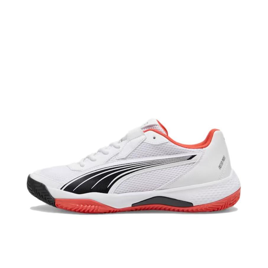 推荐商品：Puma/彪马 Nova Court Padel 防滑 耐磨 低帮 橡胶 网球鞋 白色/黑色 