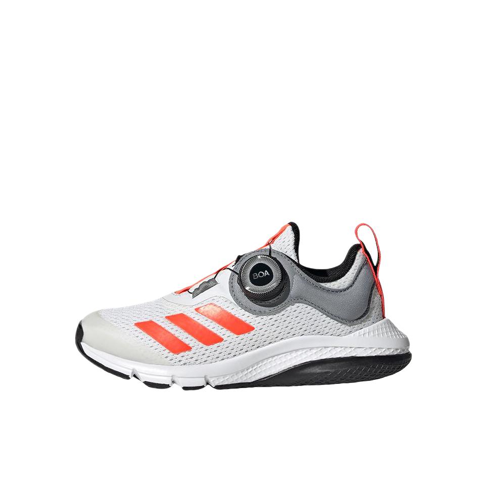 推荐商品：adidas ActiveFlex 旋转按钮 防滑耐磨 透气 网面 运动鞋儿童 小童/橙色/白色
