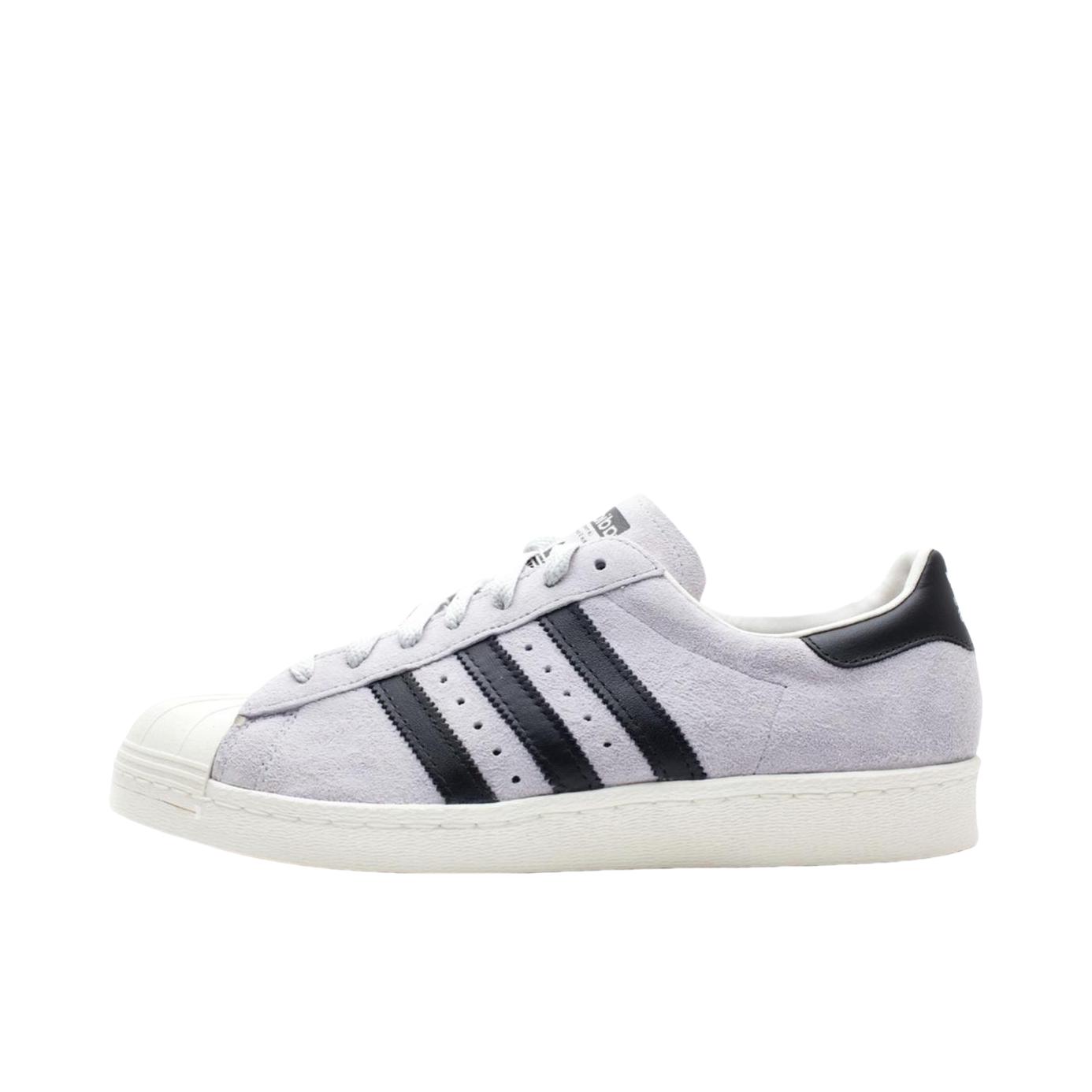 推荐商品：adidas Superstar 80s 板鞋 贝壳头复古防滑耐磨防水减震运动 紫色/黑色