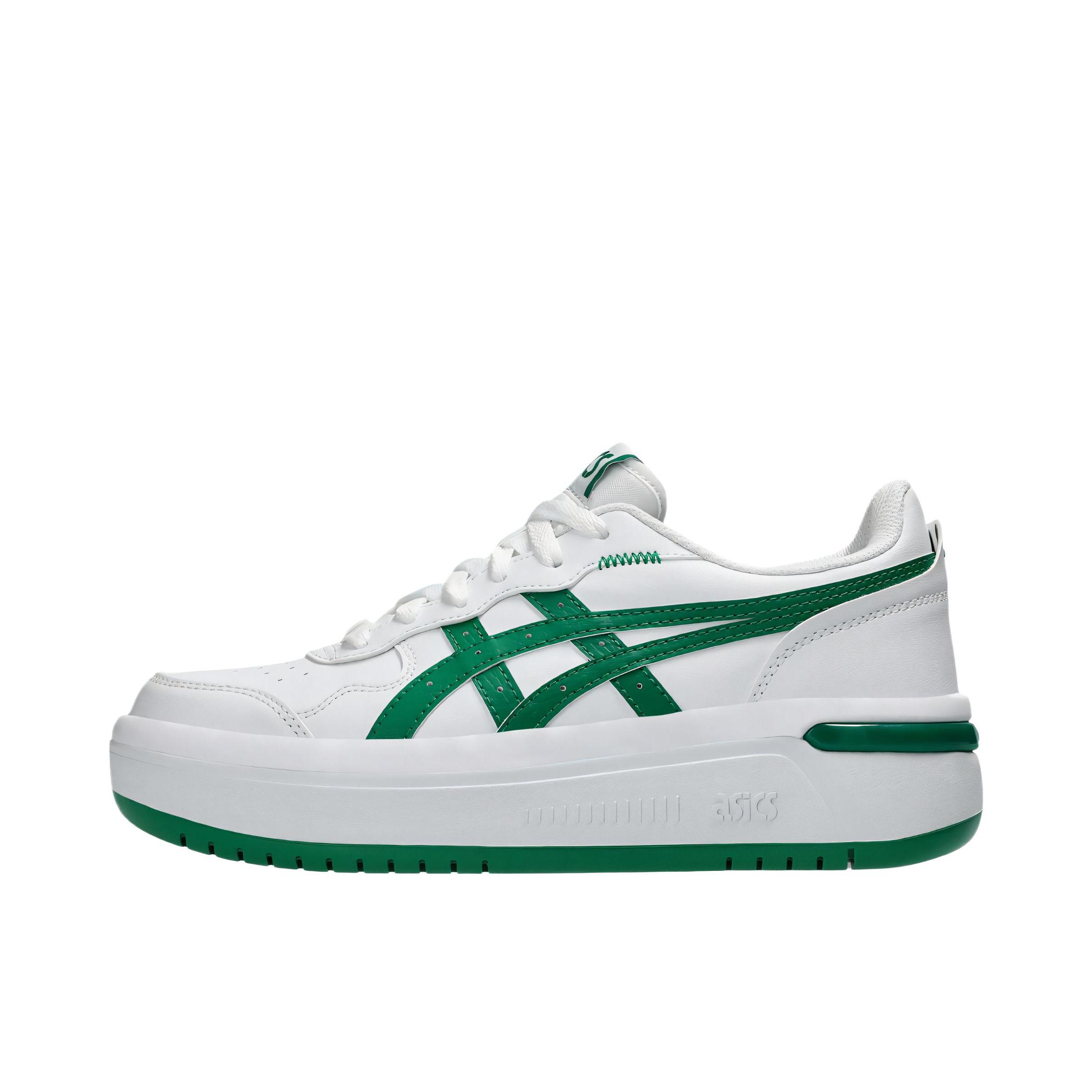 推荐商品：Asics/亚瑟士 Japan S ST 防滑耐磨 舒适减震 百搭复古 板鞋 白色/深绿色
