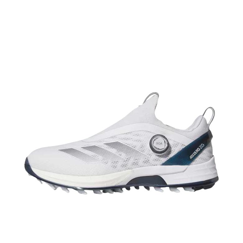 推荐商品：adidas Adizero Zedg 25 Boa 耐磨 低帮 学院 高尔夫鞋 云白色/学院海军蓝/破折号灰色