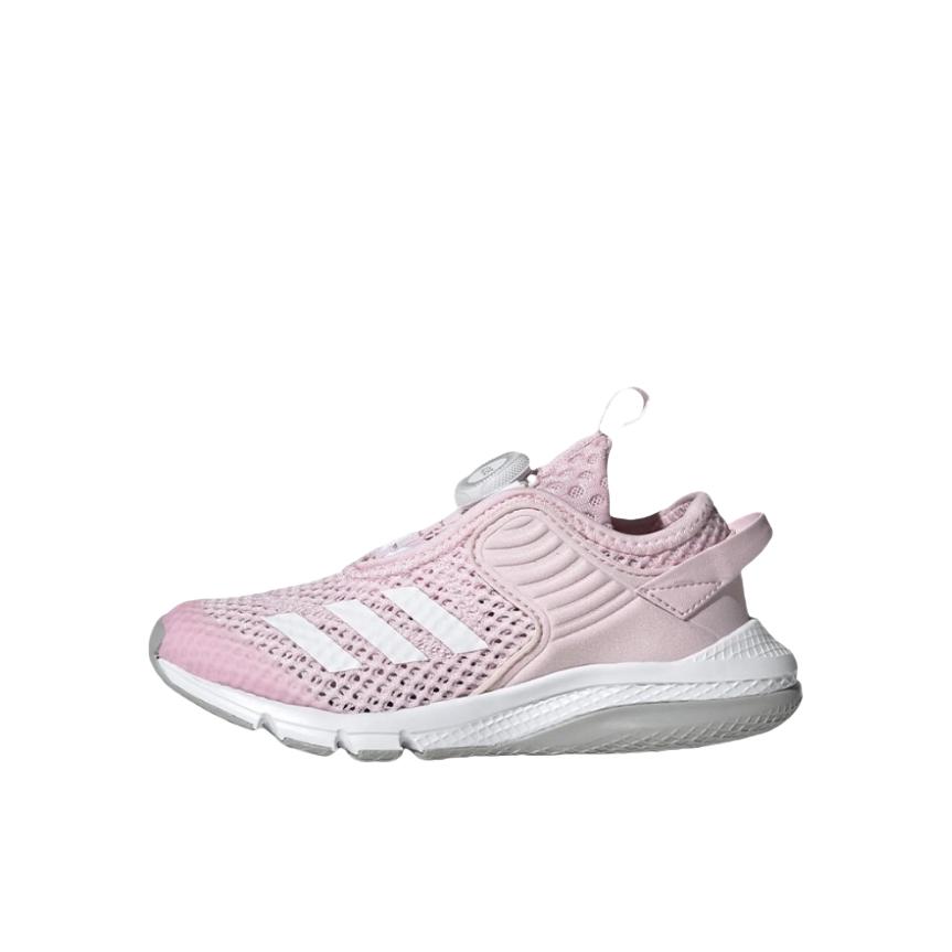 推荐商品：adidas ActiveFlex 旋转按钮 防滑耐磨 透气 网面 运动鞋儿童 小童/粉色