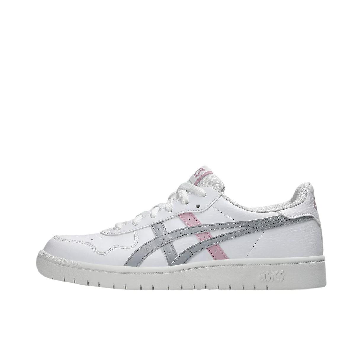 推荐商品：Asics/亚瑟士 Tiger Japan S 板鞋 薄底潮流休闲复古透气防滑耐磨 浅白色/浅灰色