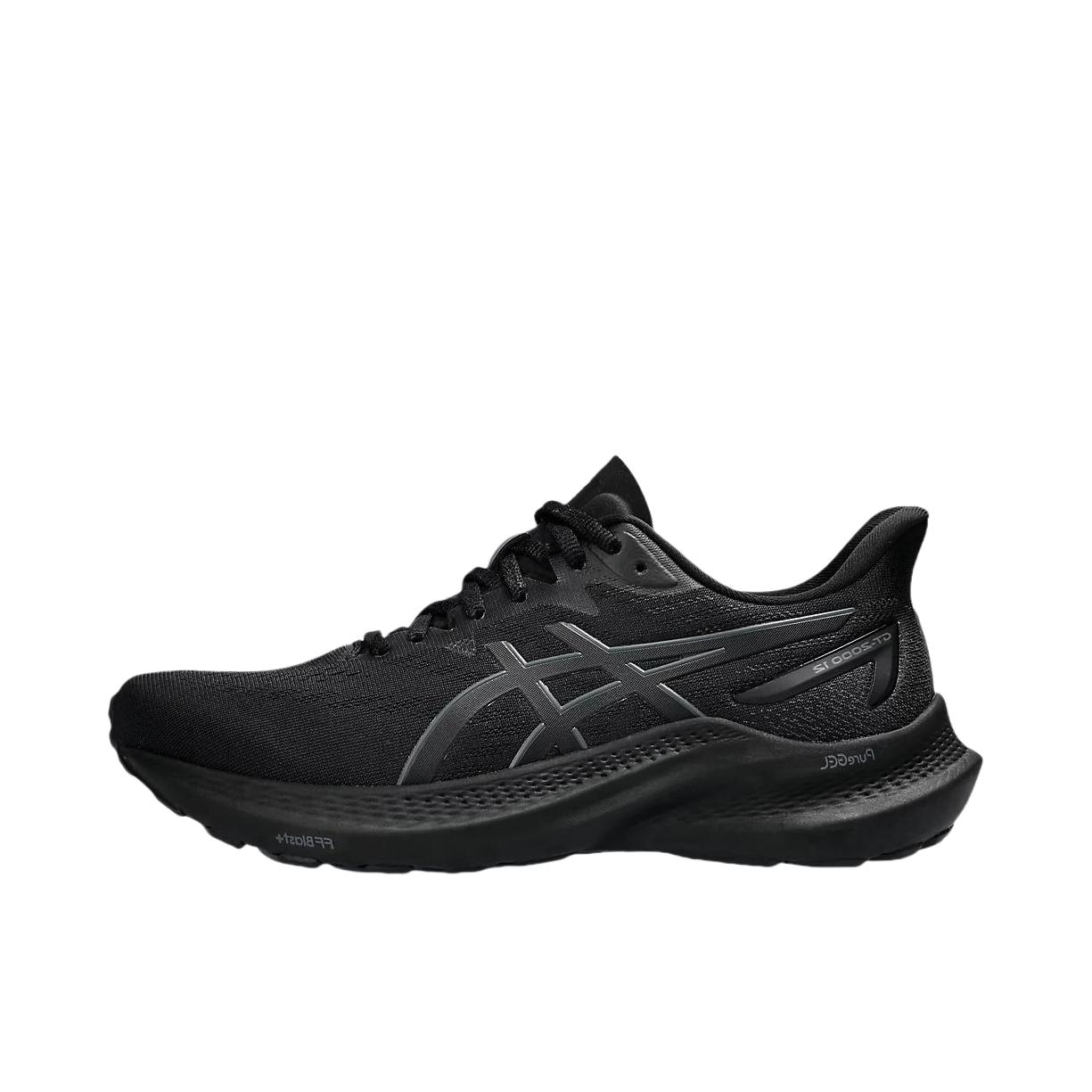 推荐商品：Asics/亚瑟士 GT-2000 12 跑鞋 足弓稳定支撑缓震回弹透气复古马拉松夜跑圆头 女款/纯黑