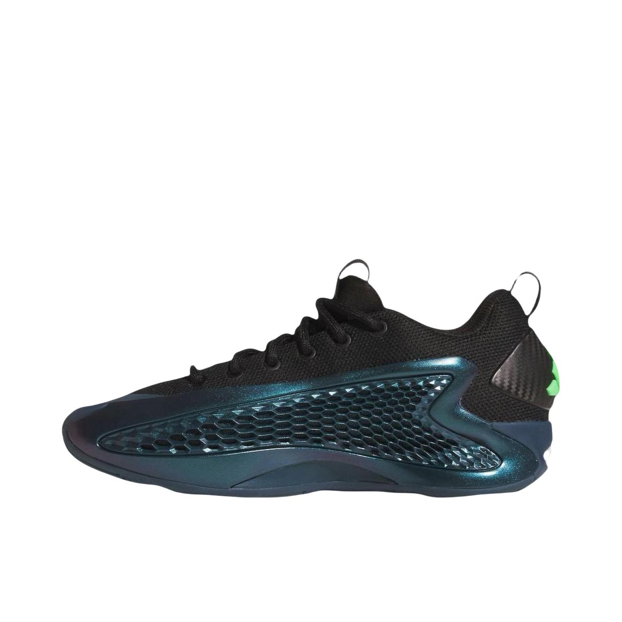 adidas A.E.1 减震耐磨 防滑透气 舒适回弹 篮球鞋 蓝色/黑色