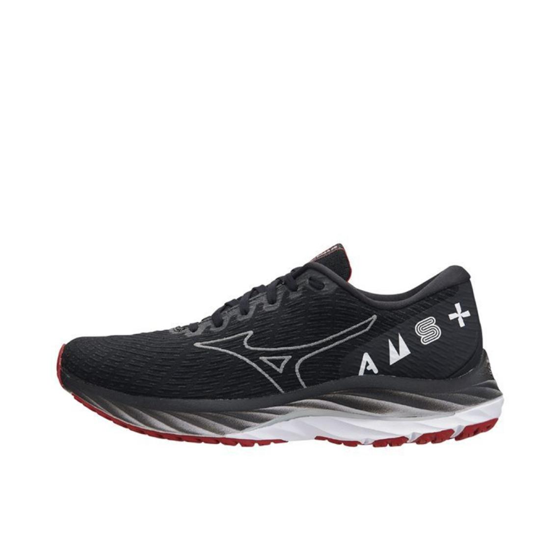 推荐商品：Mizuno/美津浓 Wave Rider 26 防滑耐磨 轻便 稳定 碳板 织物 马拉松 跑鞋 黑色/白色/红色