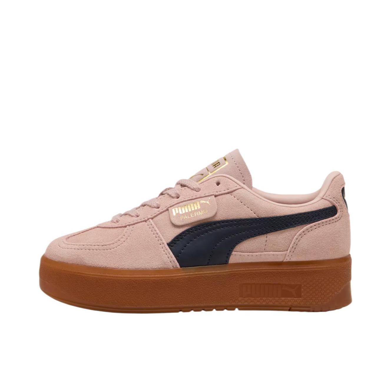 推荐商品：Puma/彪马 Palermo Elevata Goddess 运动休闲鞋 复古增高低帮 粉色