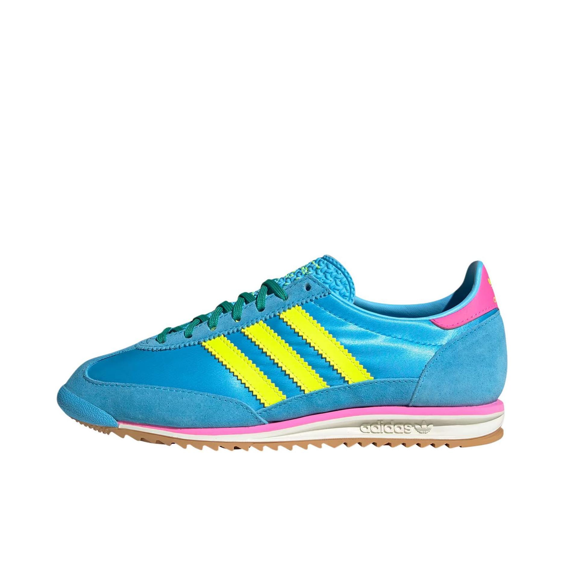 推荐商品：【马思纯同款】 adidas Originals SL 72 T头鞋 德训鞋 运动休闲鞋 轻便防滑耐磨透气舒适简约复古 女款/蓝色