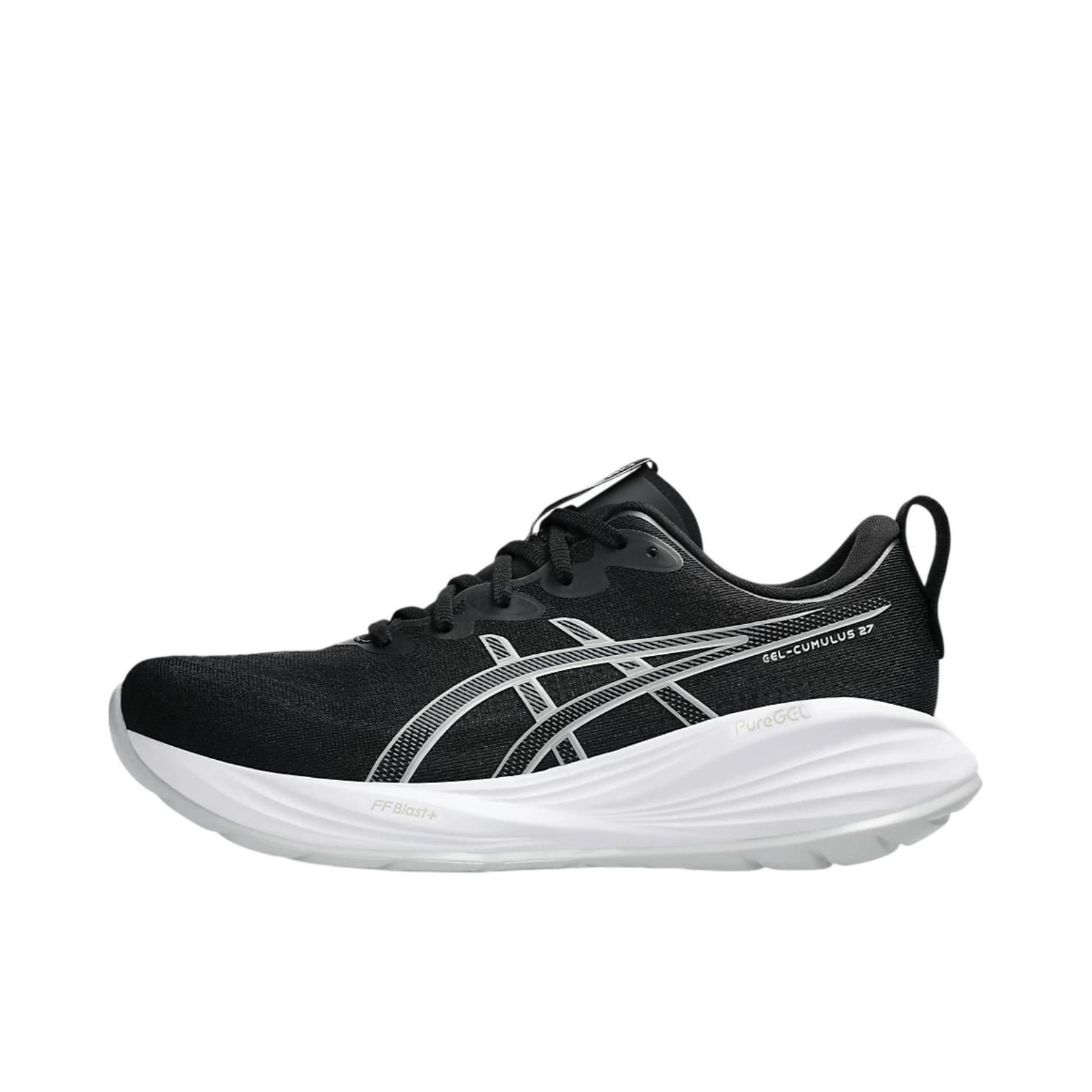 推荐商品：Asics/亚瑟士 Gel-Cumulus 27 百搭 防滑 耐磨 低帮 跑鞋 黑色