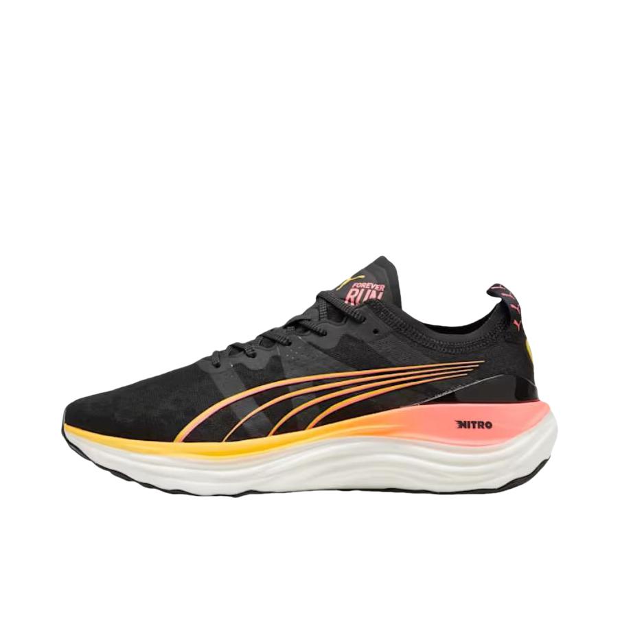 推荐商品：Puma/彪马 Foreverrun Nitro 彪畅 织物 舒适缓震 防滑耐磨 轻质支撑 回弹 跑鞋 碳黑色/白色/黄色