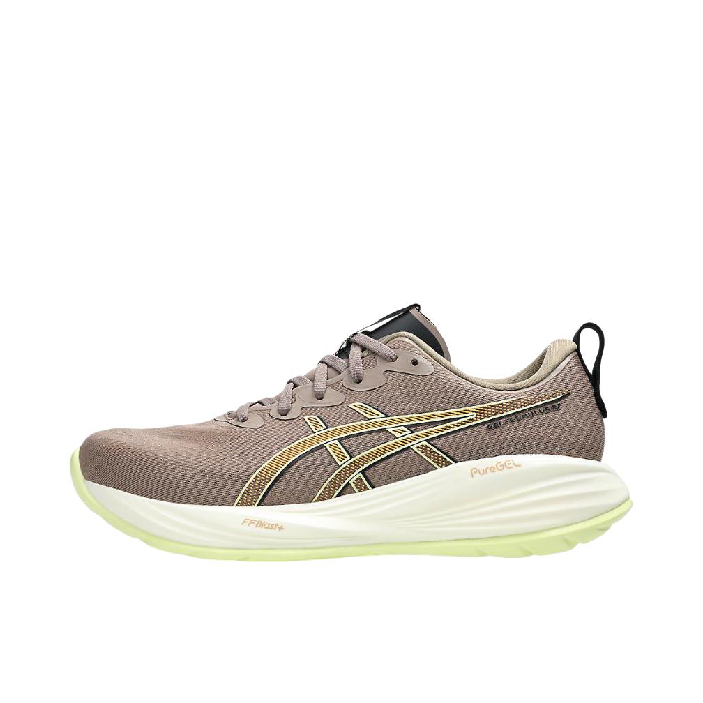 推荐商品：Asics/亚瑟士 Gel-Cumulus 27 百搭 防滑 耐磨 低帮 跑鞋 灰色/褐色