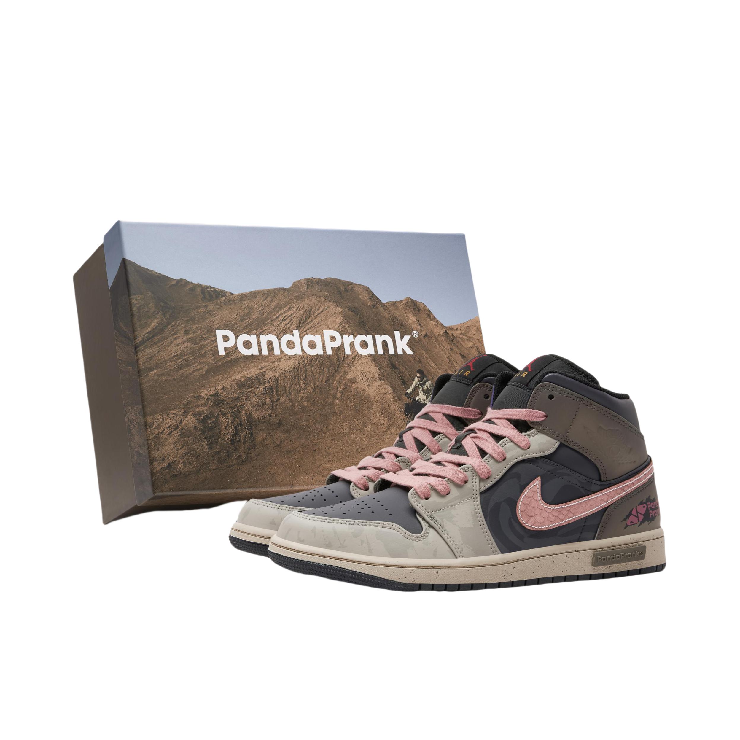 推荐商品：【定制球鞋】Air Jordan 1 减震 耐磨 透气 平跟 复古 潮流 简约 包裹性 防滑 轻便 支撑 增高 板鞋 礼盒款/沙地之心