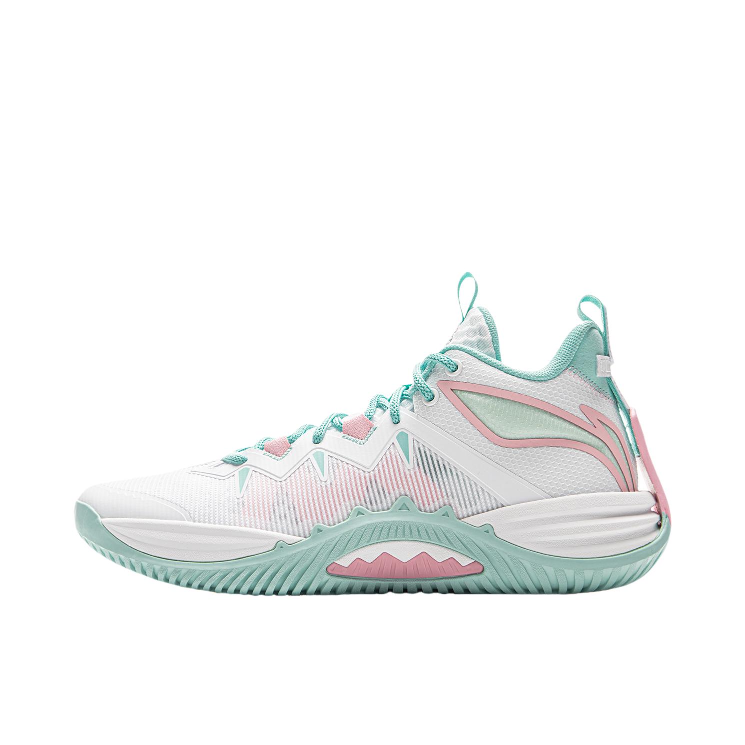 推荐商品：李宁 暴风2025 百搭 防滑耐磨 缓震回弹 低帮 篮球鞋 标准白/岛屿蓝