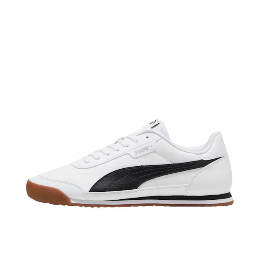推荐商品：Puma/彪马 Turino II SD 运动休闲鞋 防滑耐磨舒适低帮圆头系带复古薄底 白色/黑色