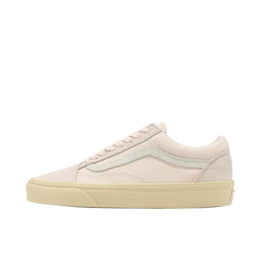 推荐商品：Vans/范斯 Old Skool 滑板鞋 板鞋 轻便防滑复古舒适经典 浅粉色/米色