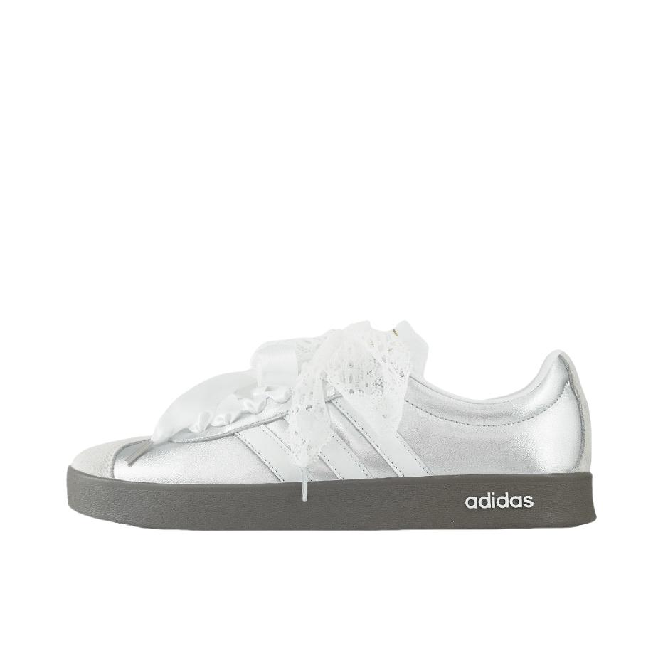 推荐商品：【定制球鞋】Adidas neo VL Court 2.0 德训鞋 板鞋 复古轻便耐磨芭蕾风甜美文艺抗冲击性防水 爱丽丝梦境