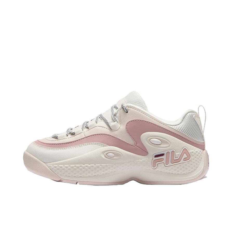推荐商品：FILA/斐乐 GH3 1997 复古 低帮 篮球鞋 女款/奶白/浅豆沙粉 