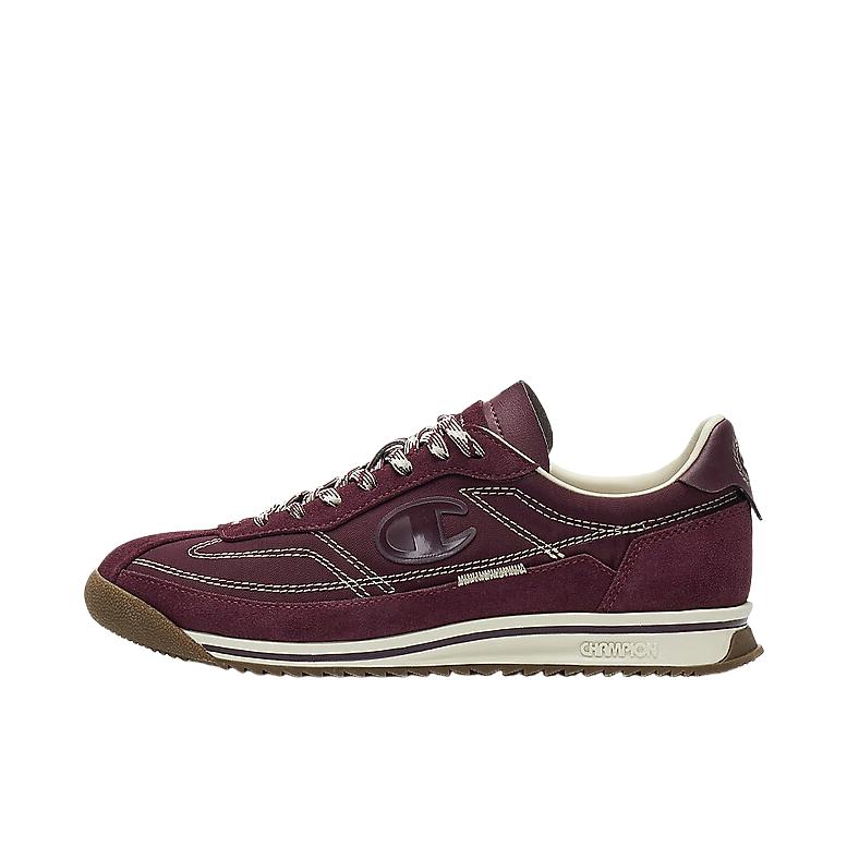 推荐商品：Champion/冠军 Fin Runner 复古 潮流 舒适 运动休闲鞋 女款/酒红色