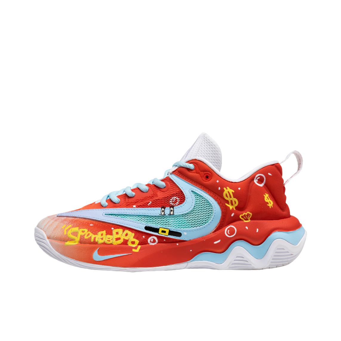 推荐商品：【定制球鞋】Nike Giannis Immortality OKHR 做旧 低帮 系带 减震回弹 透气 防滑耐磨 时尚百搭 篮球鞋 鸳鸯/蟹蟹