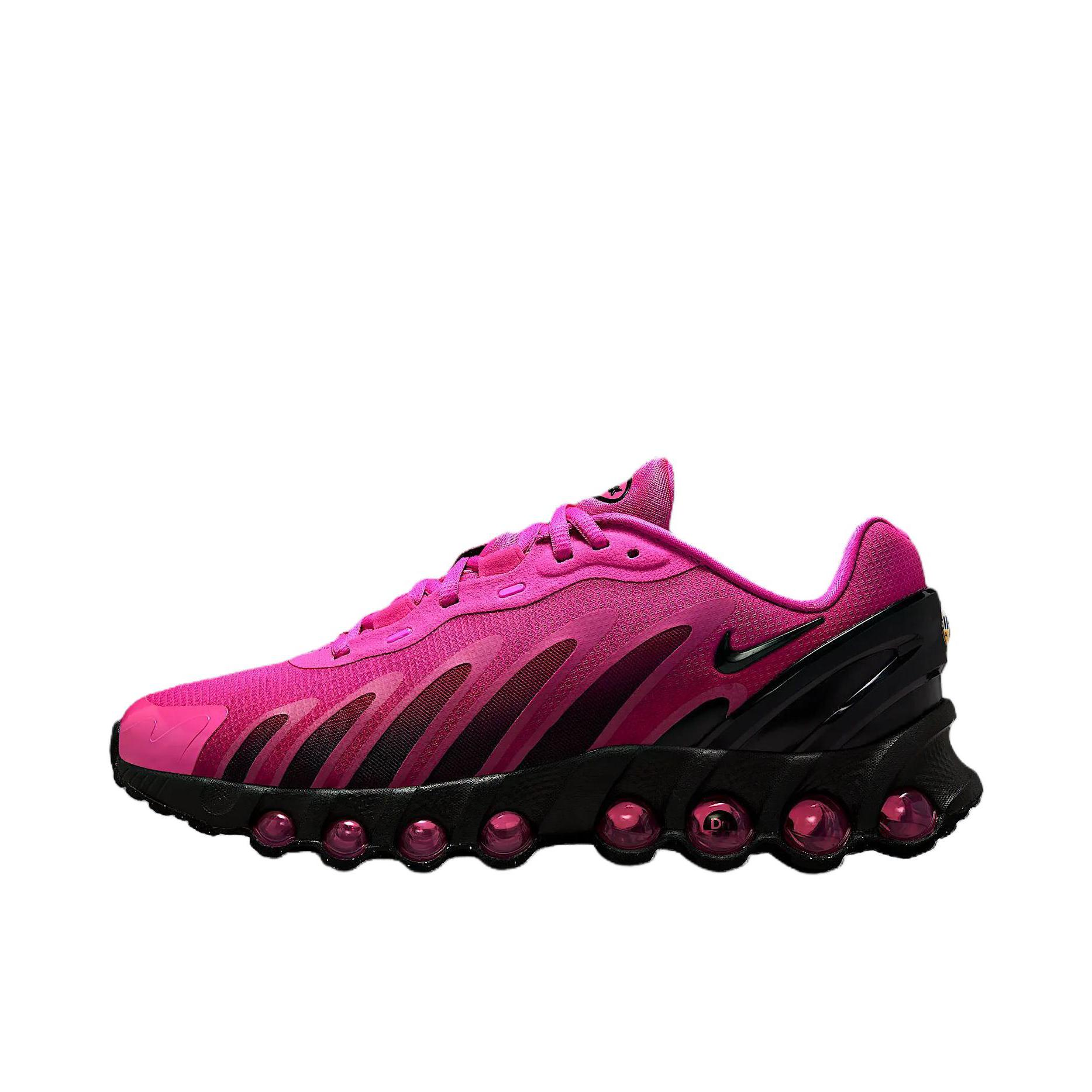 推荐商品：Nike Air Max DN8 跑鞋 时尚百搭防滑耐磨网面透气舒适气柱减震轻便贴合赤足体验支撑耐用耐穿 女款/红色/黑色