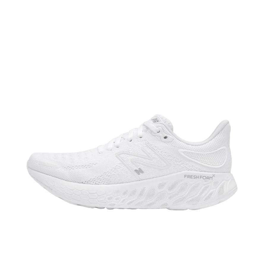 推荐商品：New Balance Fresh Foam x 1080 V12 跑鞋 缓震支撑织物回弹复古长跑 女款/白色