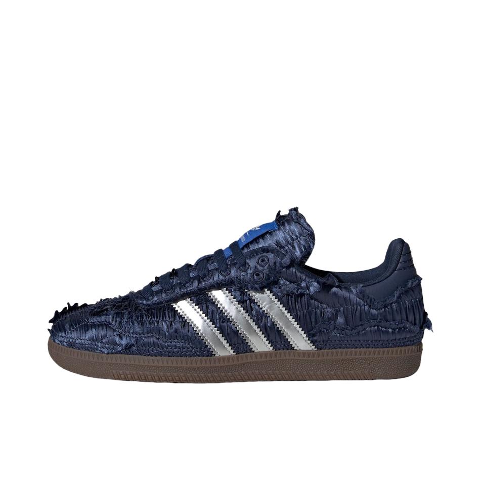 推荐商品：adidas Originals Samba OG T头鞋 板鞋 经典复古舒适百搭耐磨合成革圆头薄底贴合 Caroline Hu联名/蓝色
