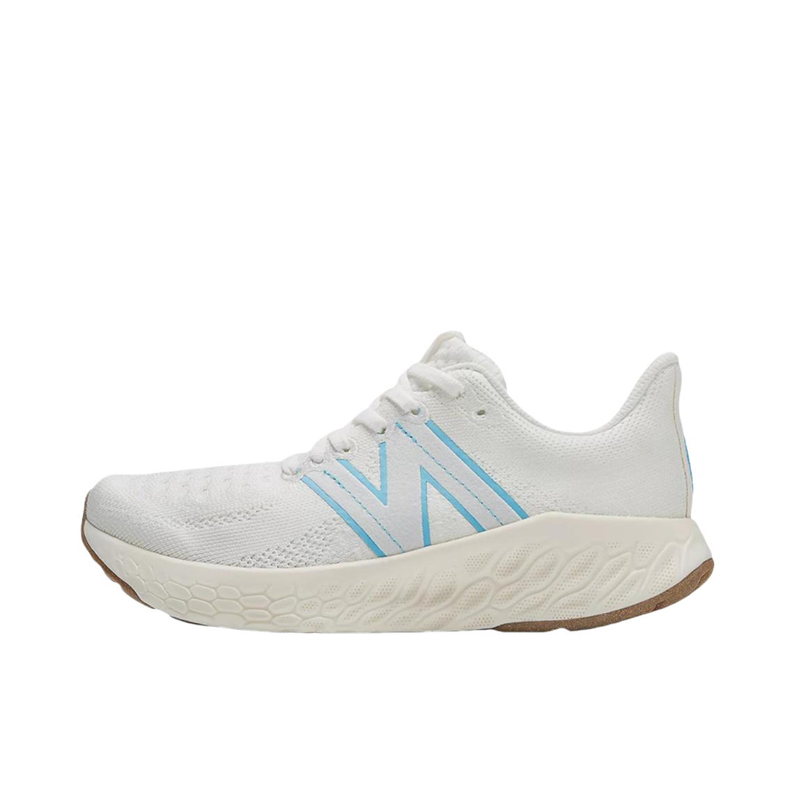 推荐商品：New Balance Fresh Foam x 1080 V12 跑鞋 缓震支撑织物回弹复古长跑 女款/白色/米色/蓝色