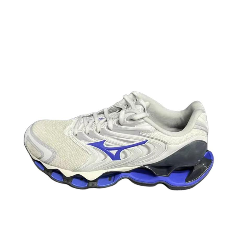 推荐商品：Mizuno/美津浓 Wave Prophecy 预言 12 轻量缓震 轻便 机能 长跑 网面 休闲运动 慢跑 跑鞋 灰色/黑色 