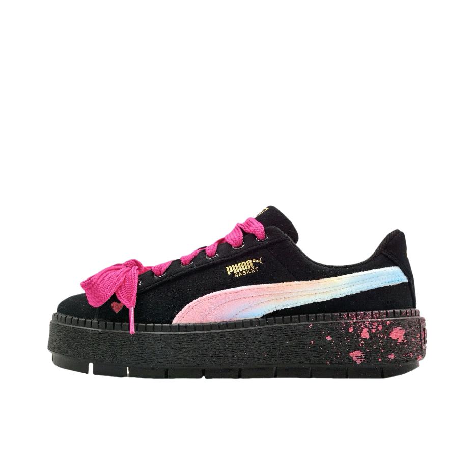 推荐商品：【定制球鞋】 Puma/彪马 Smash Platform 板鞋 防滑耐磨舒适轻便潮流百搭 女款/彩虹桥