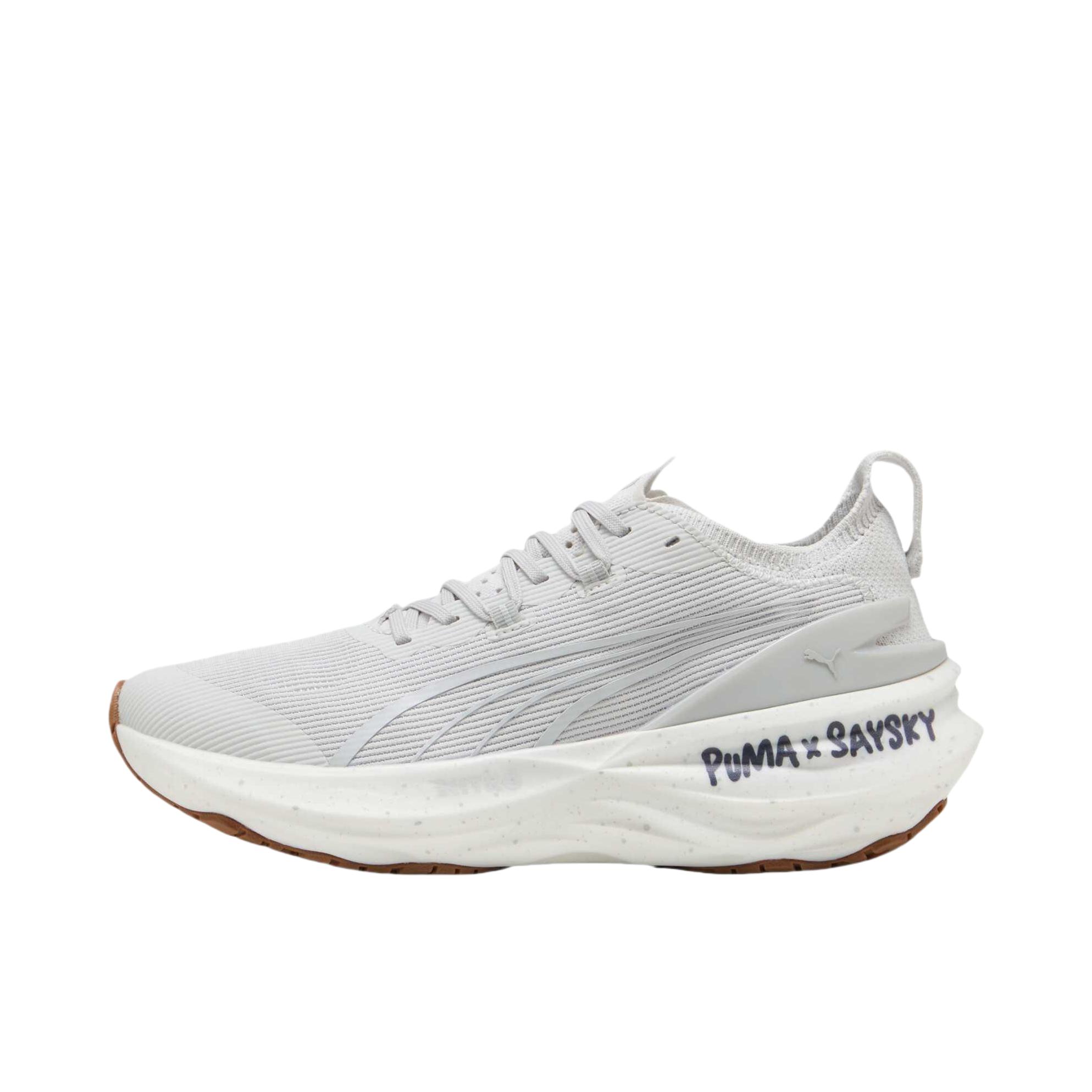 推荐商品：Puma/彪马 Foreverrun Nitro彪畅 2 舒适缓震 竞速 防滑耐磨 轻便回弹 时尚百搭 跑鞋 SAYSKY联名/灰色