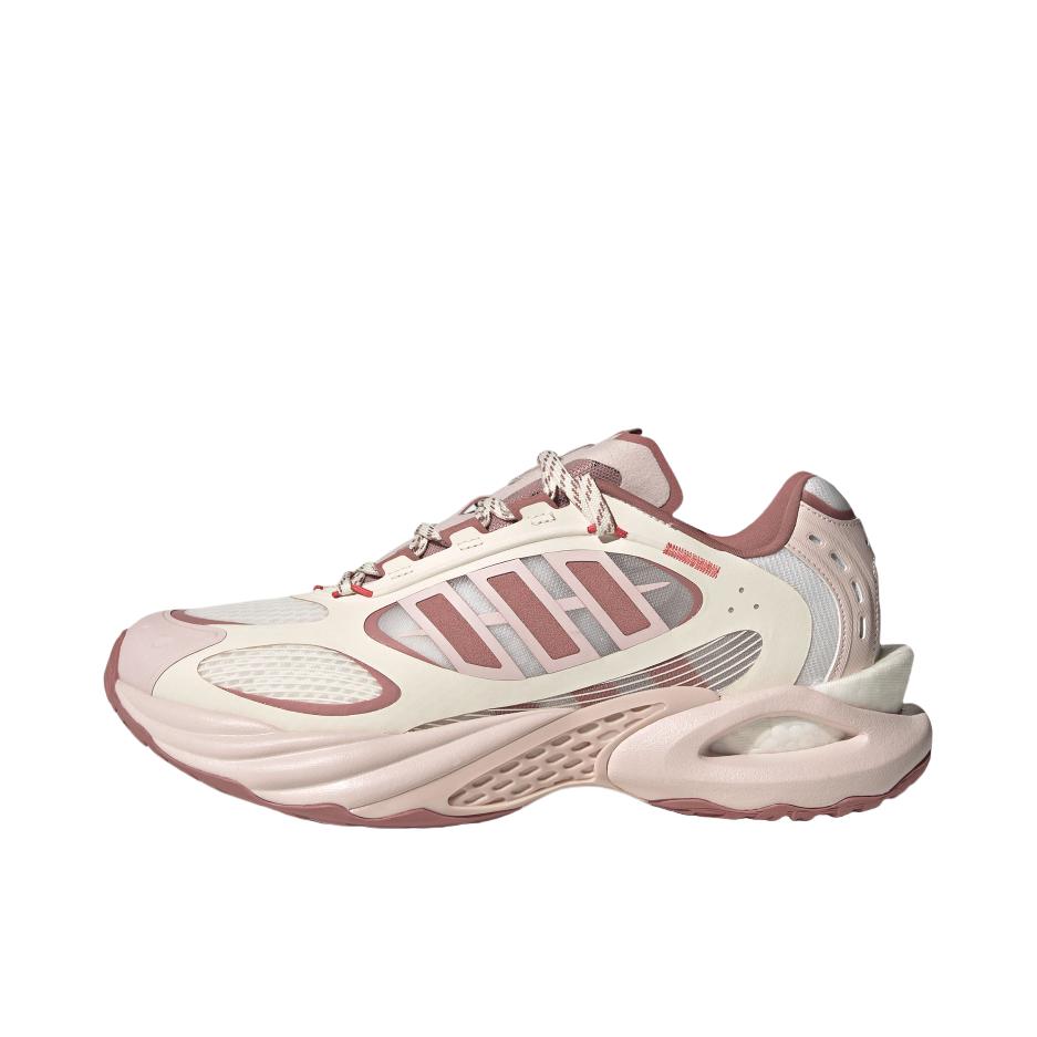 推荐商品：adidas Climacool Vento 4.0 跑鞋 稳定透气缓震休闲 女款/白色/淡芝麻紫粉/暖土褐色
