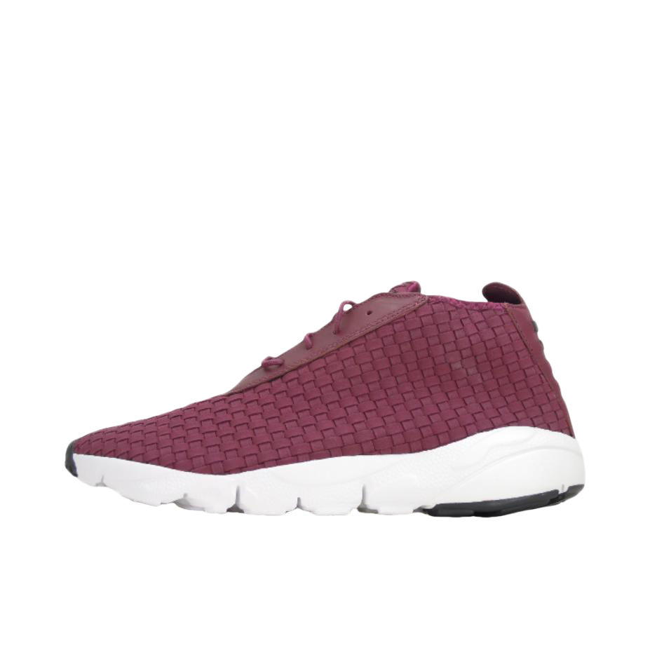 推荐商品：Nike Air Footscape Desert Chukka 防滑耐磨 轻便透气 舒适减震 圆头 运动休闲鞋 深红色/白色
