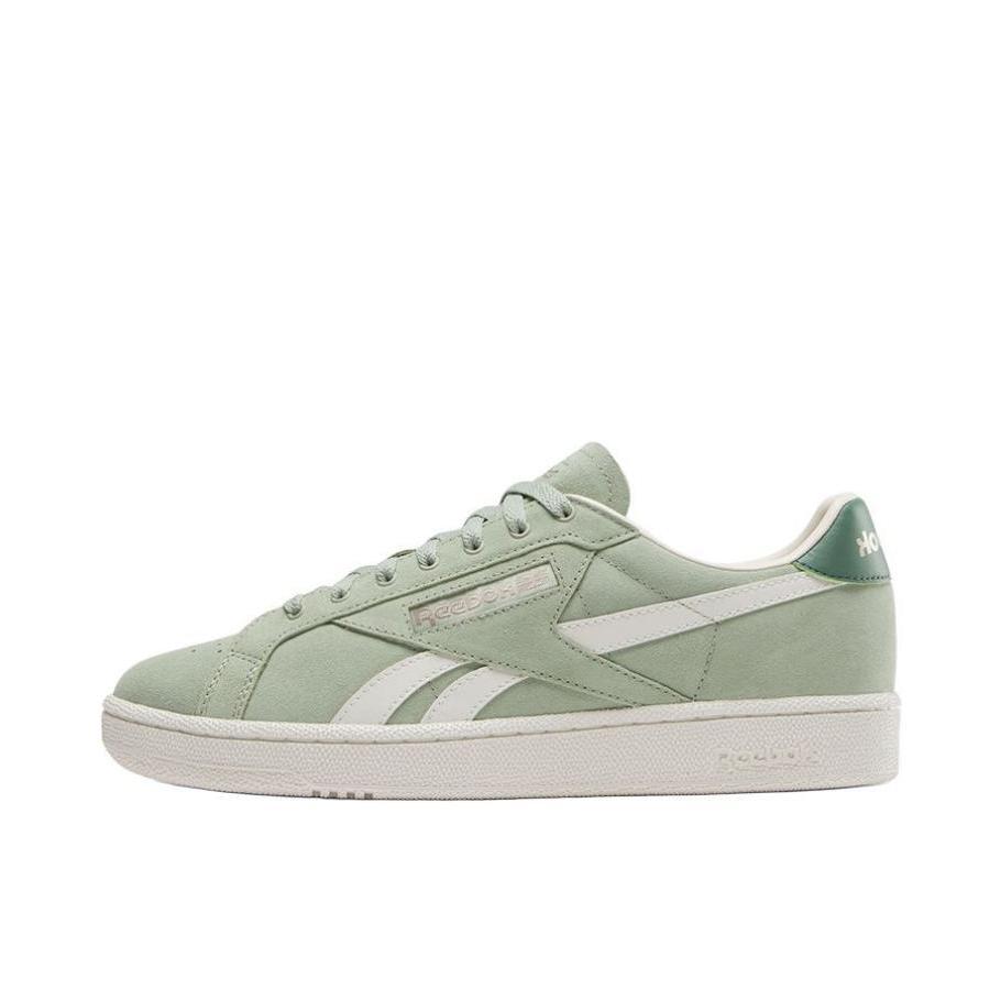 推荐商品：Reebok/锐步 CLUB C GROUNDS UK 复古 耐磨防滑 牛剖层革 德训鞋 板鞋 绿色