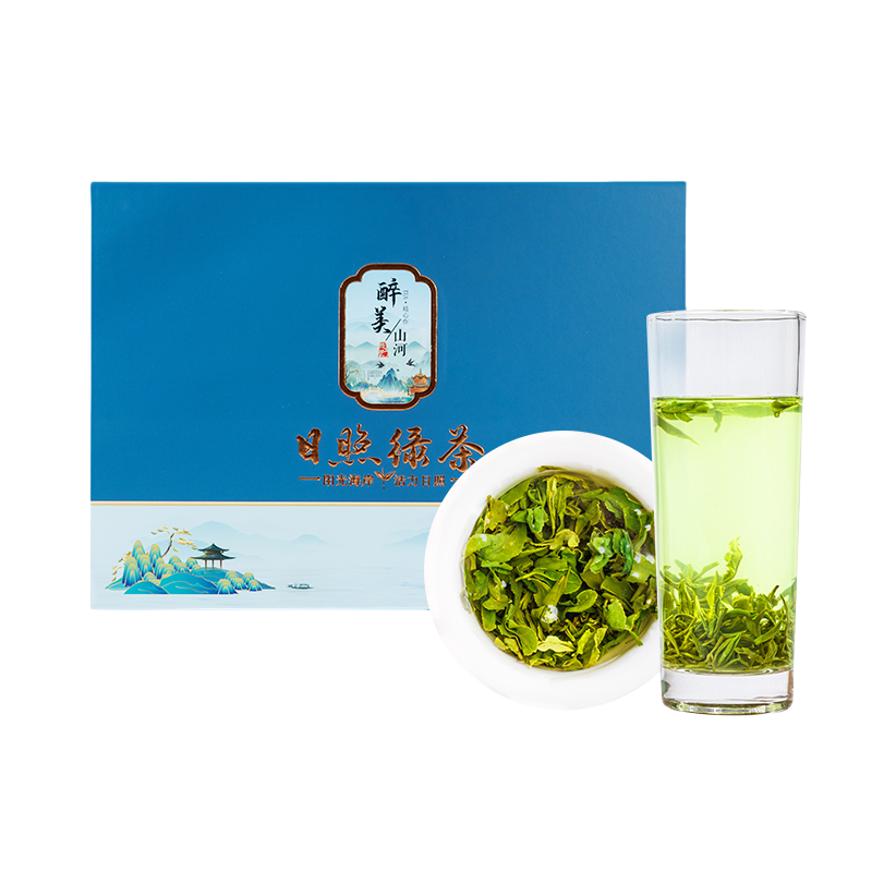推荐商品：日照绿茶 醉美山河 绿茶 礼盒