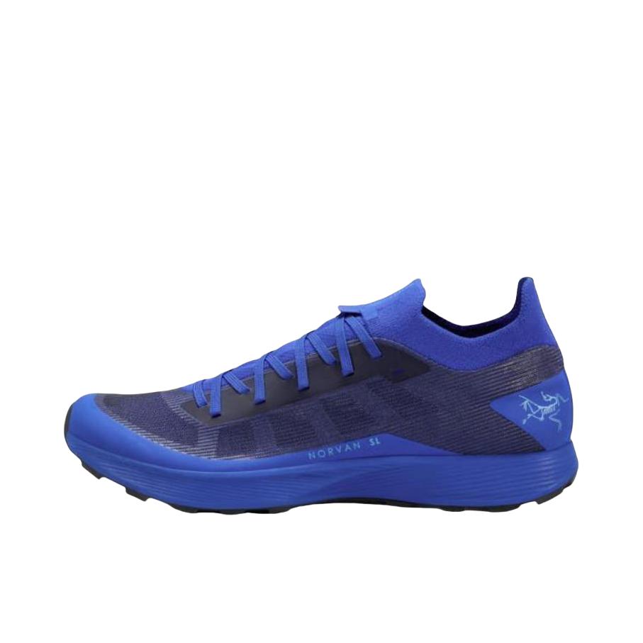 推荐商品：Arc'teryx/始祖鸟  Norvan SL 3  舒适耐磨 减震透气 支撑回弹  跑鞋 男款/蓝色