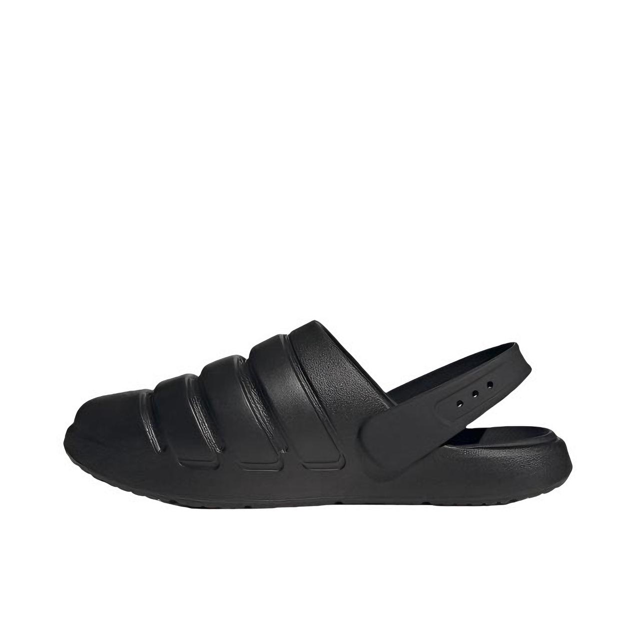 推荐商品：adidas ZNSORY CLOG 休闲 包头 透气 运动 拖鞋 黑色