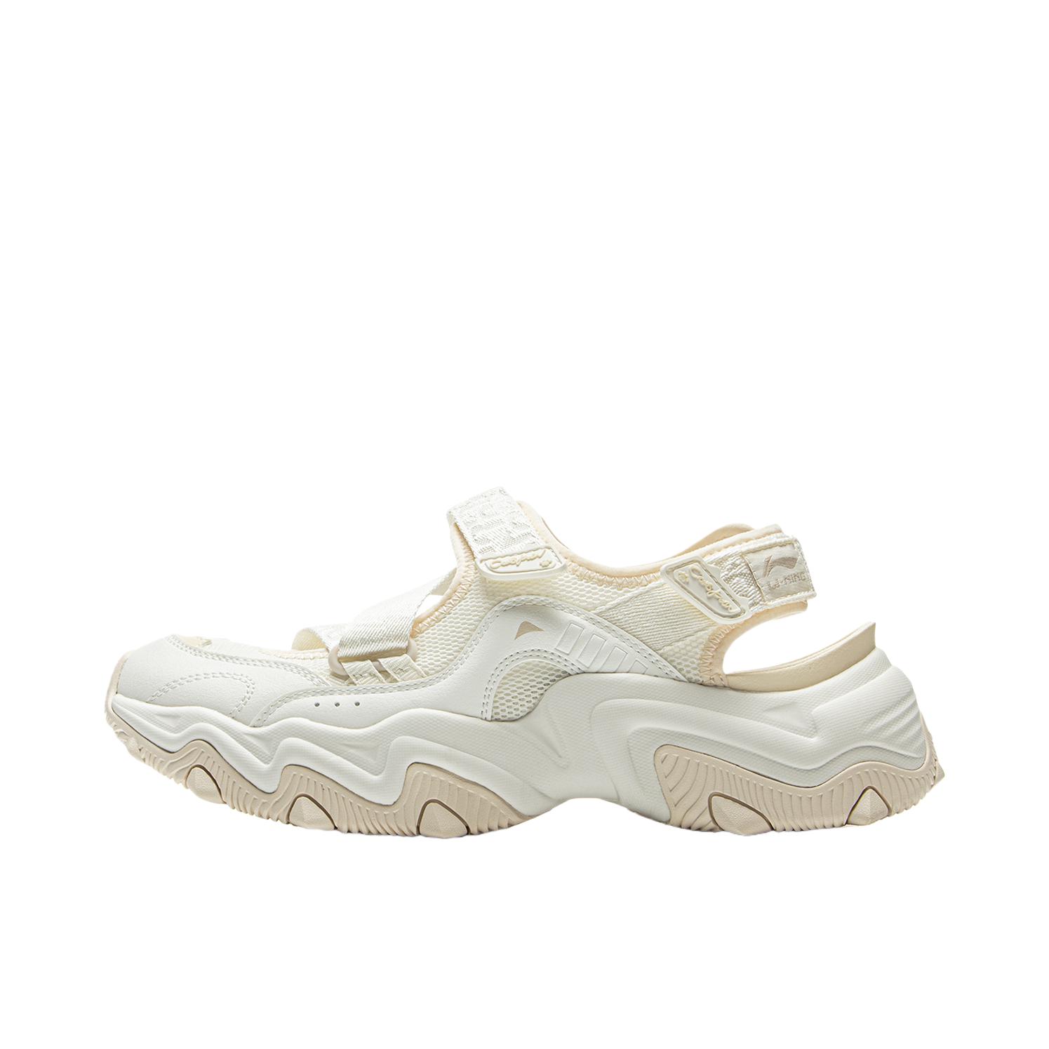 推荐商品：李宁 猫爪SANDAL 甜美风 玛丽珍 百搭 复古 户外休闲鞋 女款/米色